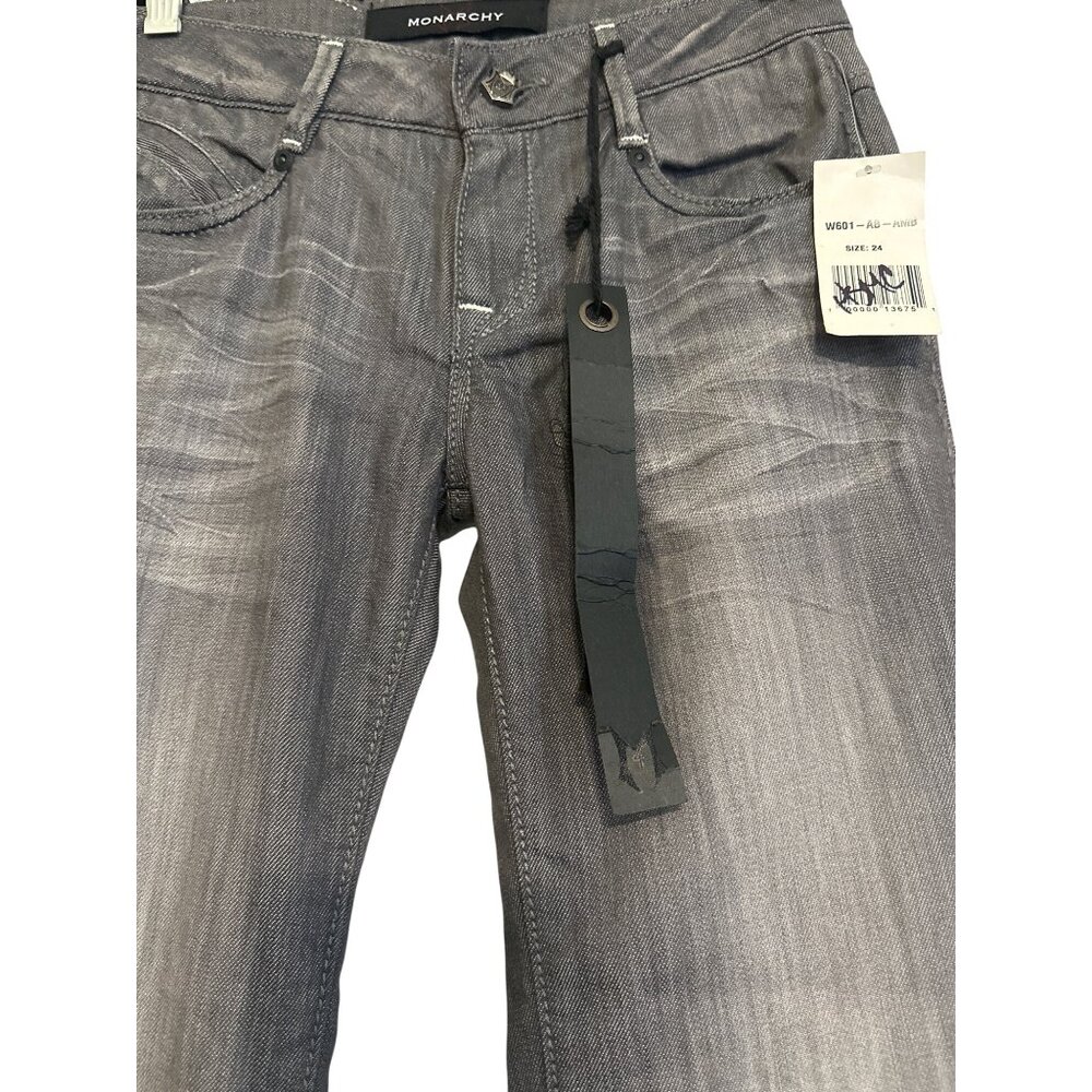 Monarchy Gray Bootcut Womens Jeans W963 Size 28 - Picture 5 of 6